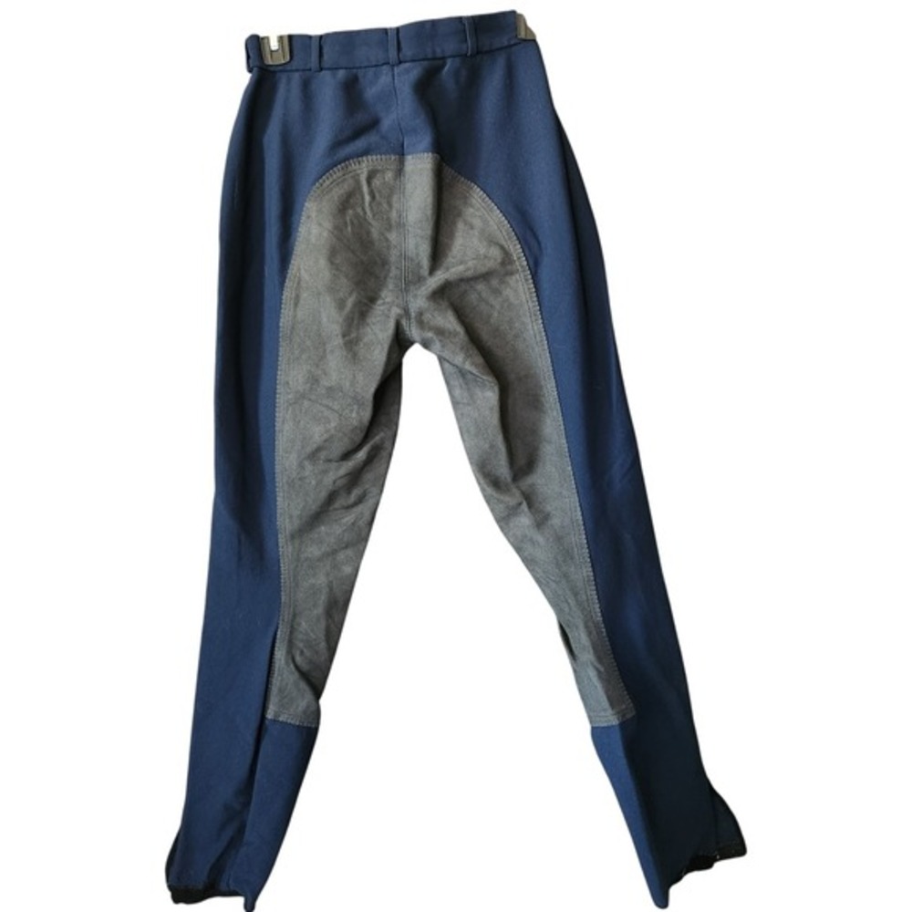 Pikeur Full Seat Breeches Size US 22 XS Navy Blue Pants Equestrian Riding